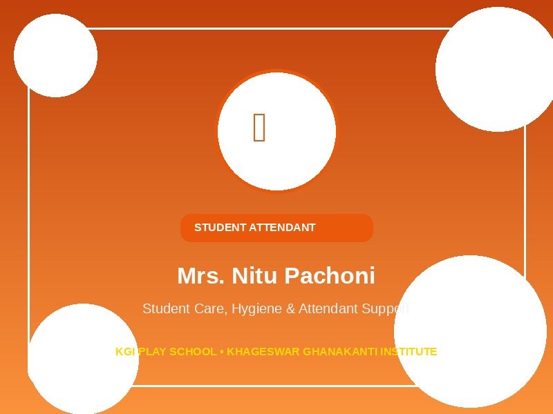 Mrs. Nitu Pachoni & Support Staff